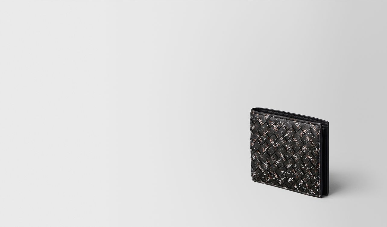multicolor intrecciato microdots wallet landing
