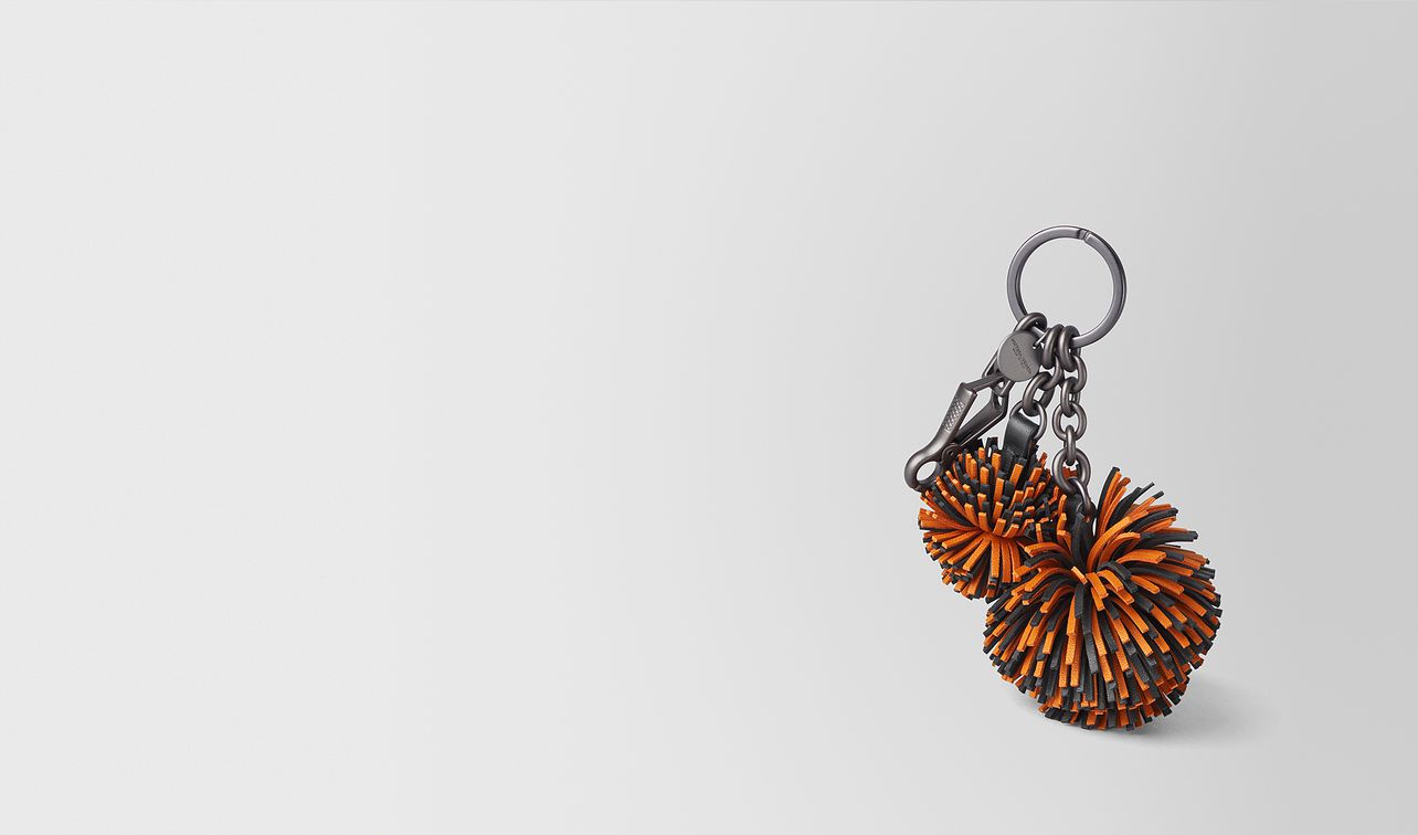 orange/nero nappa pompom landing