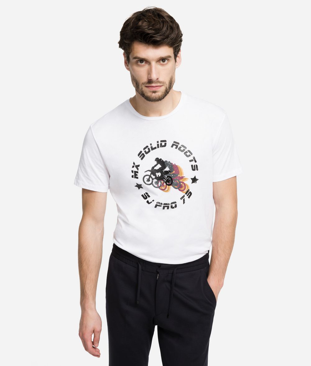 KARL LAGERFELD Motocross T-Shirt T-shirt Man f