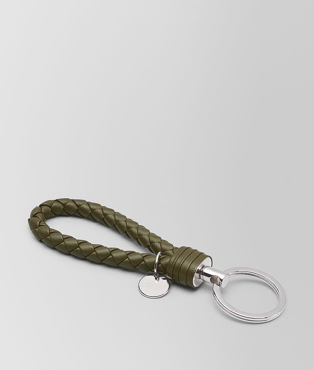 BOTTEGA VENETA MUSTARD INTRECCIATO NAPPA KEY RING Keyring or Bracelets E fp