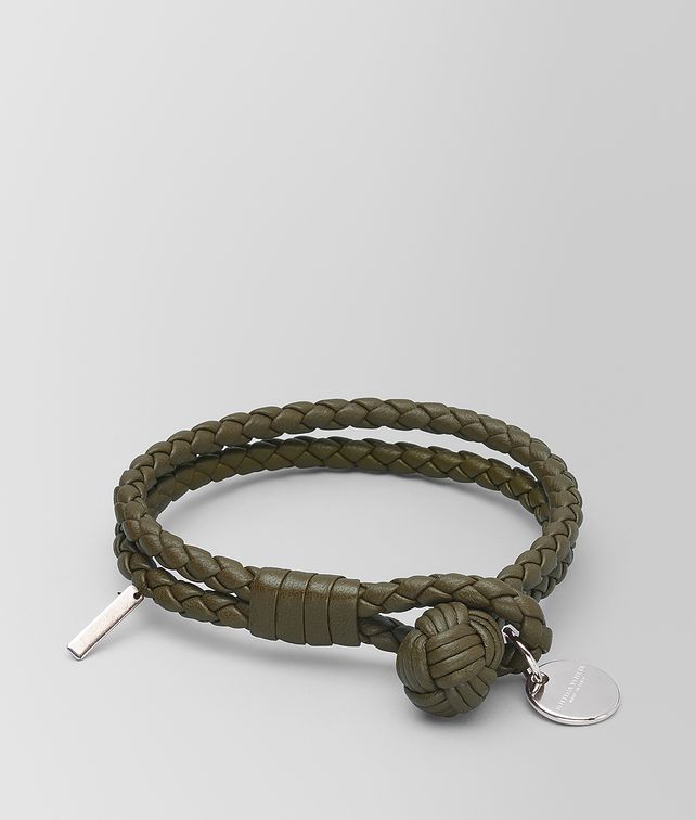BOTTEGA VENETA BRACCIALE IN INTRECCIATO NAPPA MUSTARD Altro accessorio E fp