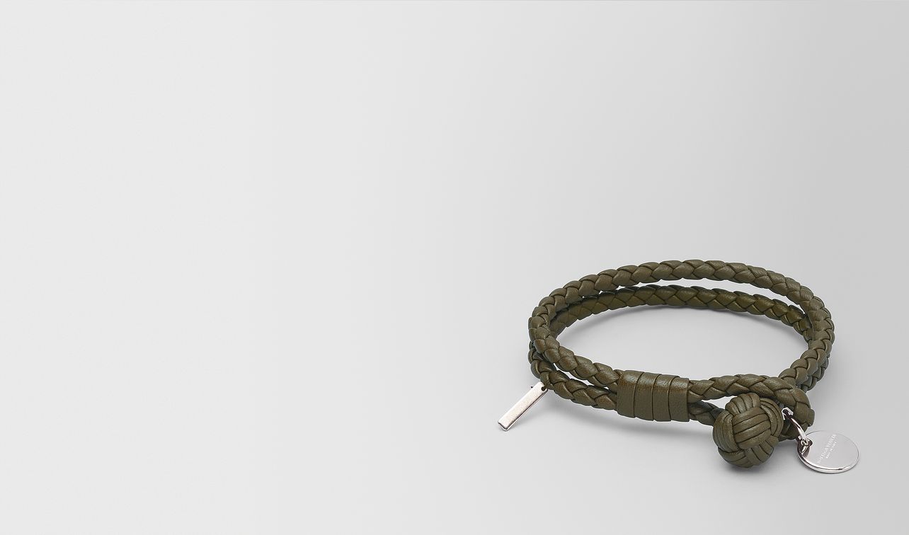 mustard intrecciato nappa bracelet landing