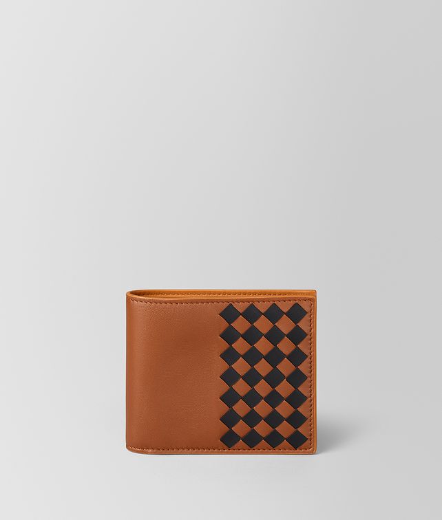 BOTTEGA VENETA MULTICOLOR INTRECCIATO CHECKER WALLET Small Wallet Man fp