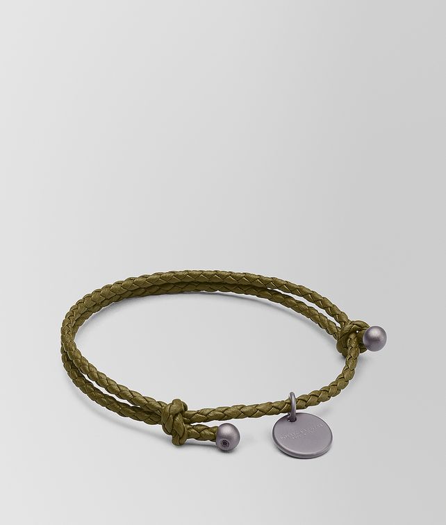 BOTTEGA VENETA MUSTARD INTRECCIATO NAPPA BRACELET Other Accessories E fp