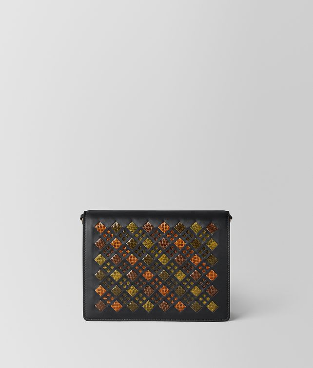 BOTTEGA VENETA MULTICOLOR INTRECCIATO STAINED GLASS CHAIN WALLET Mini Bag and Pouche Woman fp