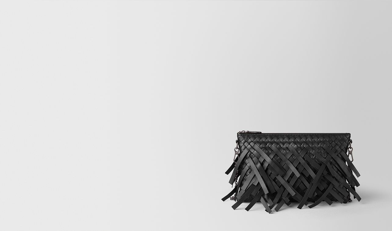 nero intrecciato fringe biletto chain landing