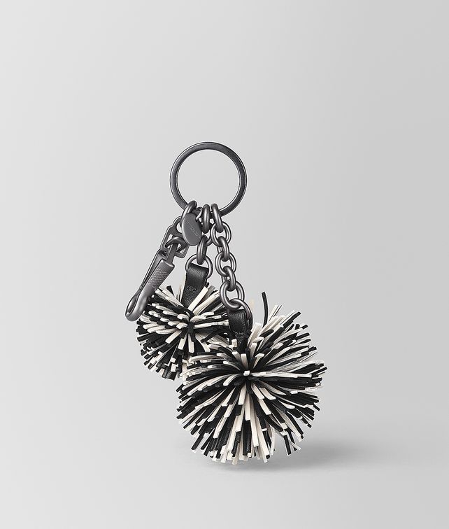 BOTTEGA VENETA MIST NAPPA POM-POM Keyring or Bracelets E fp