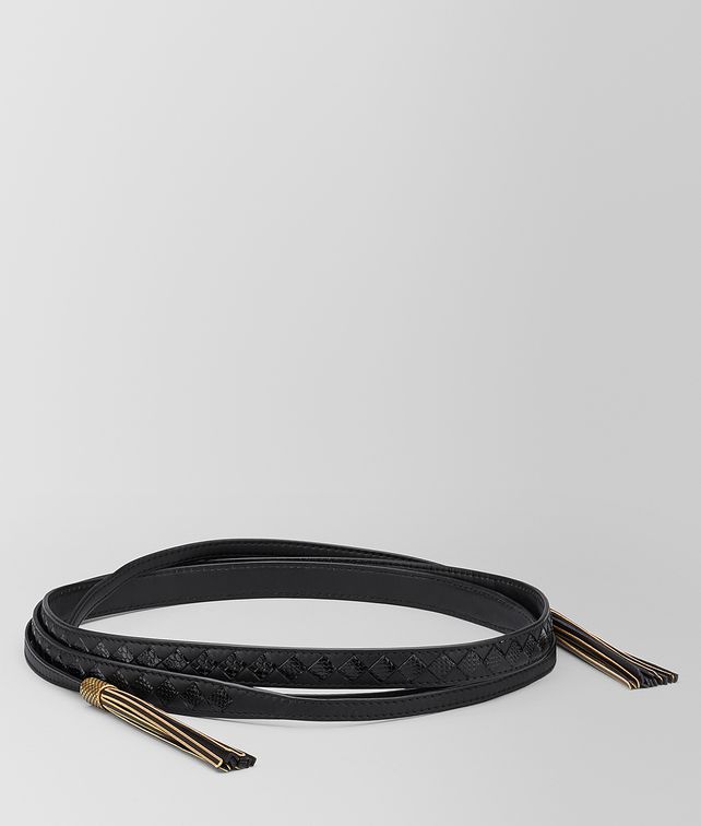 BOTTEGA VENETA NERO NAPPA/KARUNG BELT Belt Woman fp