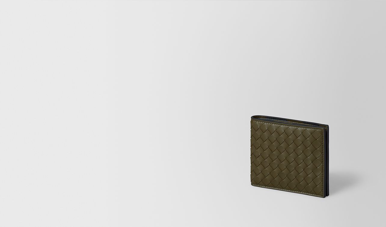 mustard/nero intrecciato nappa wallet landing