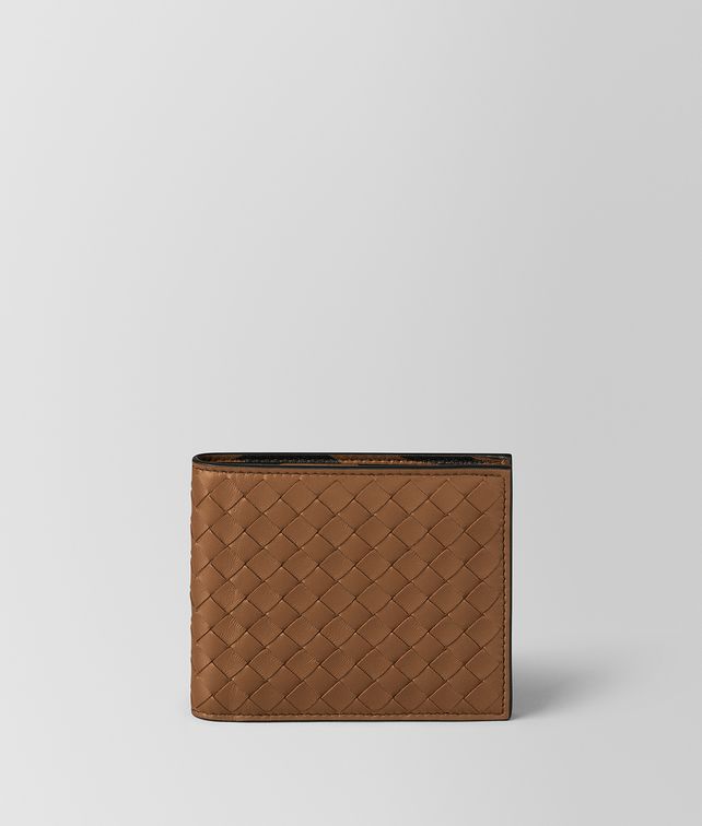 BOTTEGA VENETA DARK LETAHER/NERO INTRECCIATO NAPPA WALLET Bi-fold Wallet Man fp