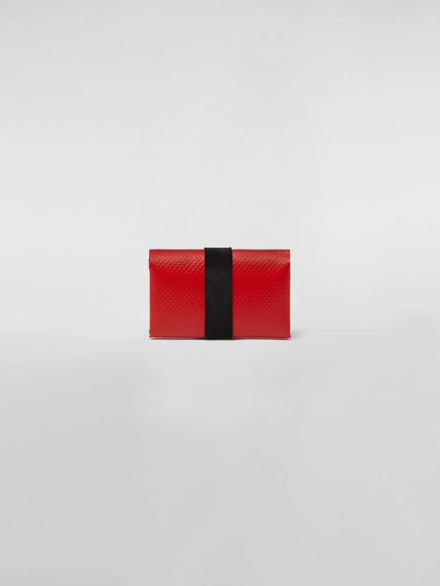 Wallet Marni Wallet in PVC with logo red Man