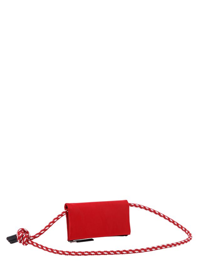 Wallet Marni Wallet in red nylon Man