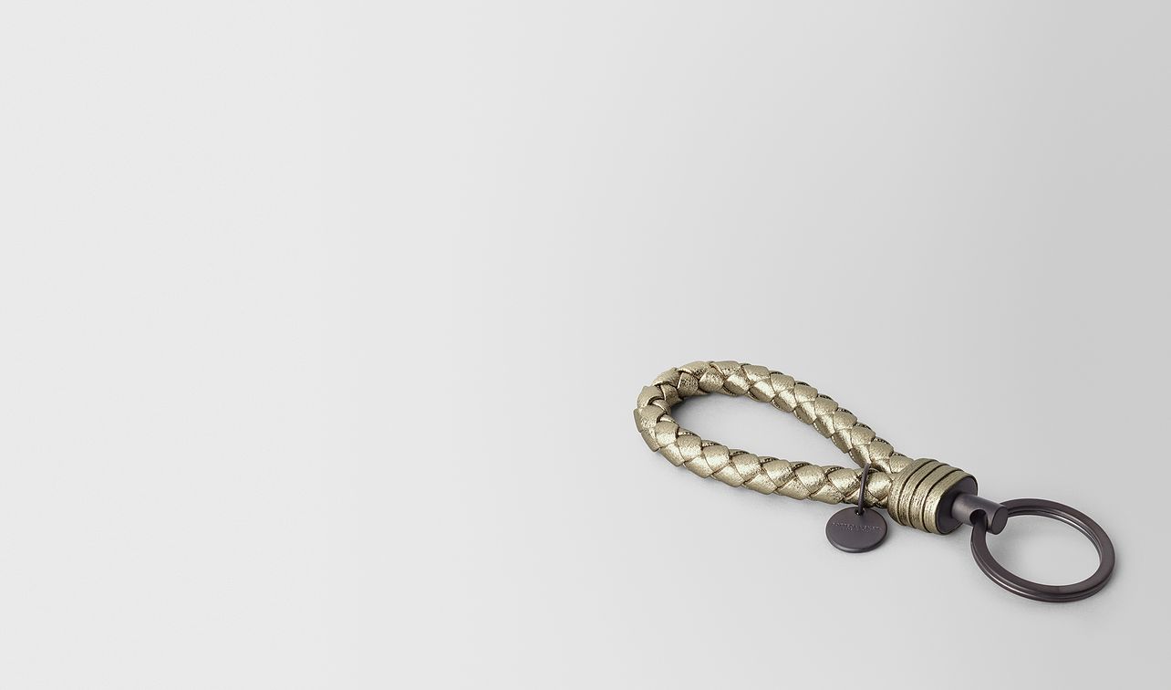 key ring in intrecciato grosgrain landing