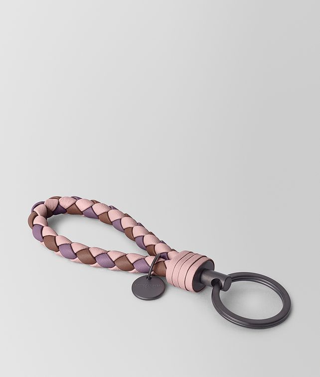 BOTTEGA VENETA KEY RING IN INTRECCIATO NAPPA CLUB Other Accessories E fp