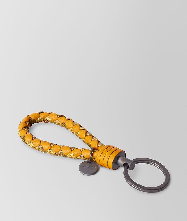 BOTTEGA VENETA PORTE-CLÉS EN AYERS ET CUIR NAPPA INTRECCIATO Porte-clé ou Bracelet E fp