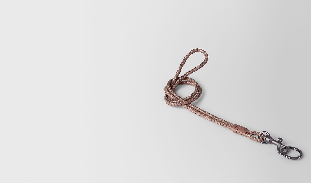 key ring in ayers and intrecciato nappa landing