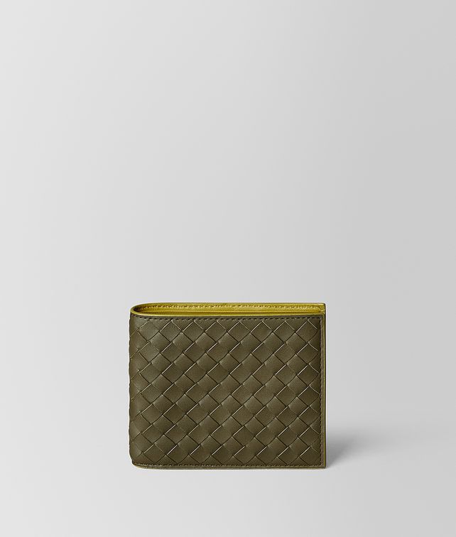 BOTTEGA VENETA BILLFOLD IN INTRECCIATO VN AND NAPPA Small Wallet Man fp