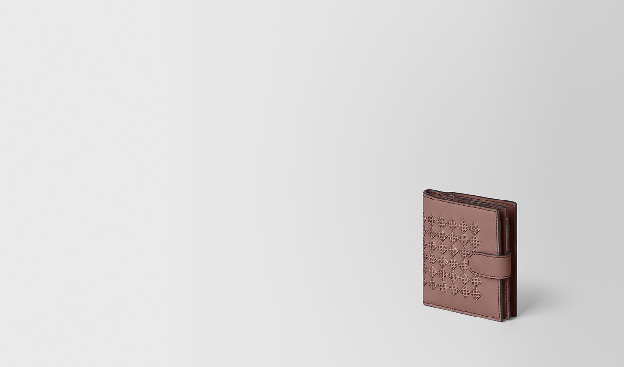mini wallet in intrecciato chequer and ayers landing