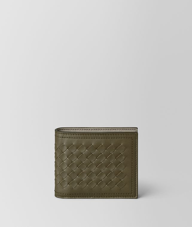 BOTTEGA VENETA マスタード イントレチャート VN コインケース付き二つ折りウォレット スモール ウォレット メンズ fp