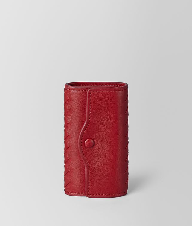 BOTTEGA VENETA KEY HOLDER IN INTRECCIATO NAPPA Keyring or Bracelets E fp
