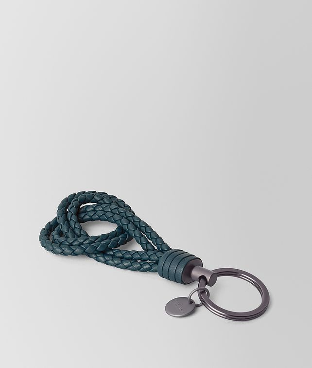 BOTTEGA VENETA KEY RING IN INTRECCIATO NAPPA Keyring or Bracelets E fp