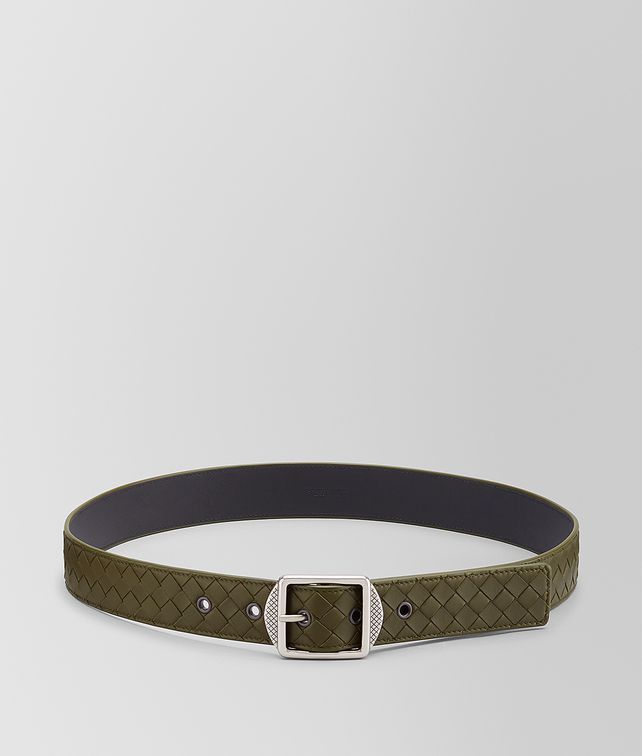 BOTTEGA VENETA BELT IN INTRECCIATO NAPPA Belt Man fp
