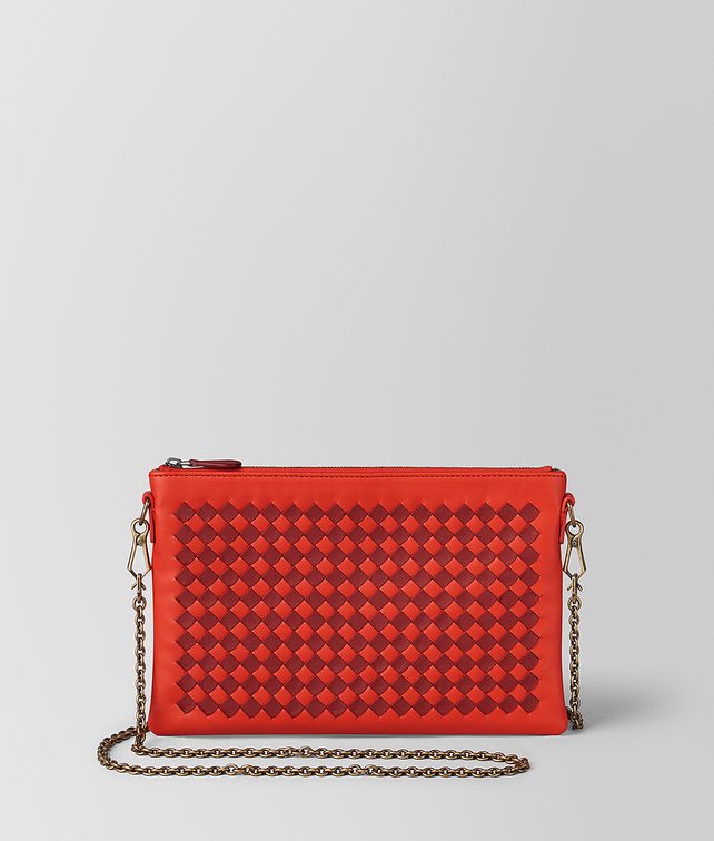 BOTTEGA VENETA BILETTO CHAIN IN INTRECCIATO CHEQUER Mini Bag and Pouche Woman fp
