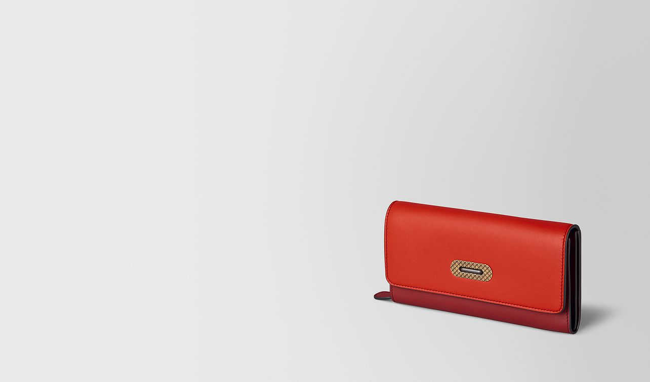 continental wallet in multicolour nappa landing