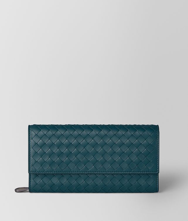 BOTTEGA VENETA CONTINENTAL WALLET IN INTRECCIATO NAPPA Large Wallet Woman fp