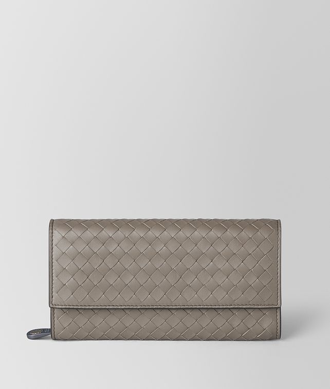 BOTTEGA VENETA CONTINENTAL WALLET IN INTRECCIATO NAPPA Large Wallet Woman fp