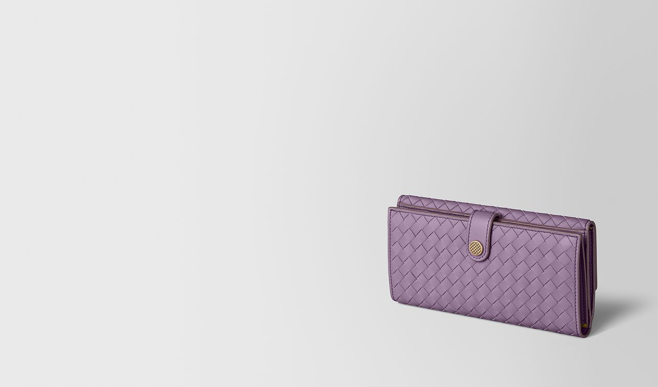 french wallet in intrecciato nappa landing