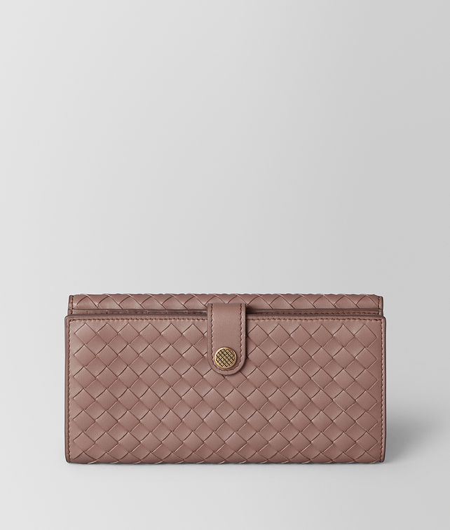 BOTTEGA VENETA FRENCH WALLET IN INTRECCIATO NAPPA Large Wallet Woman fp