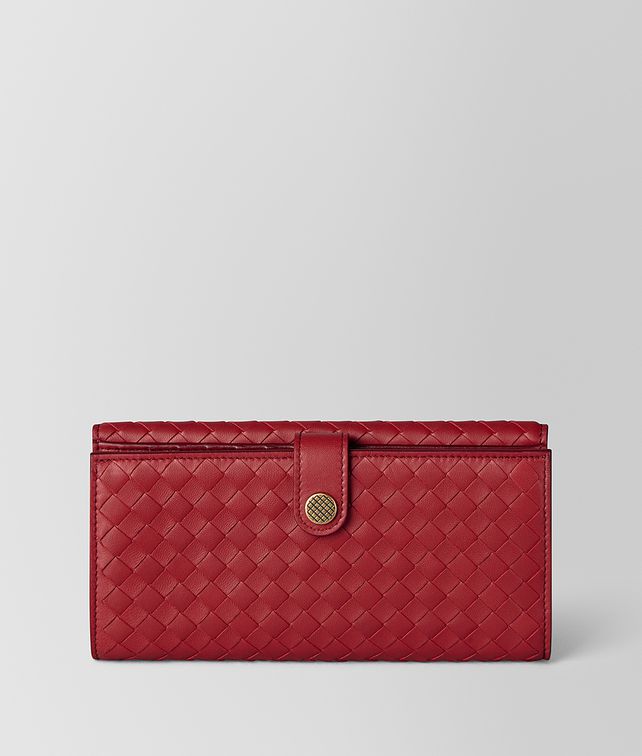 BOTTEGA VENETA FRENCH WALLET IN INTRECCIATO NAPPA Large Wallet Woman fp