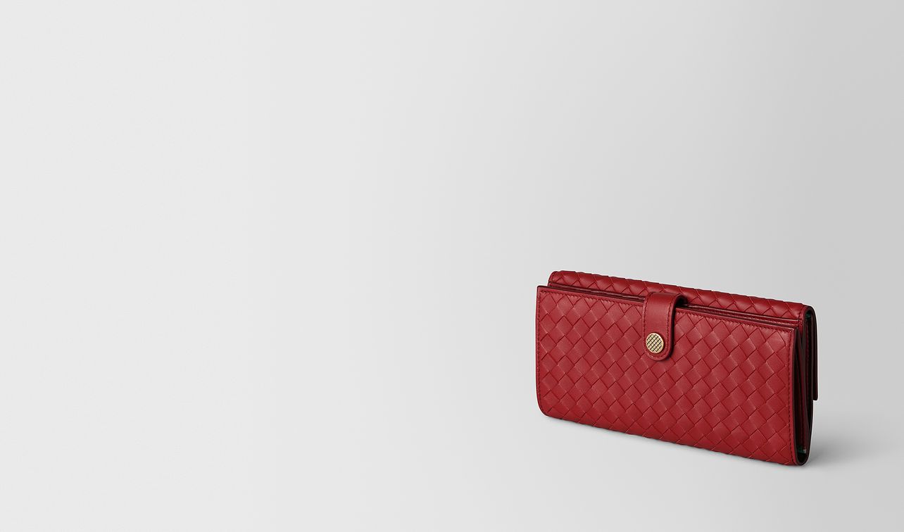 french wallet in intrecciato nappa landing