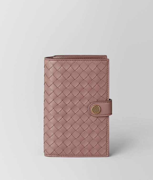 BOTTEGA VENETA FRENCH WALLET IN INTRECCIATO NAPPA Large Wallet Woman fp