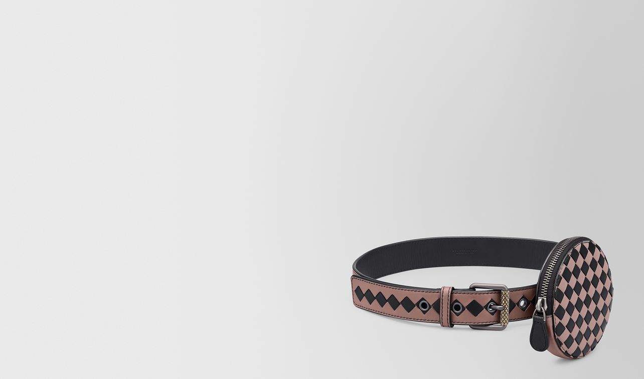 belt in intrecciato chequer landing