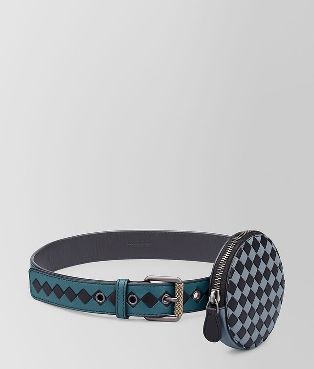 BOTTEGA VENETA BELT IN INTRECCIATO CHECKER Belt Woman fp