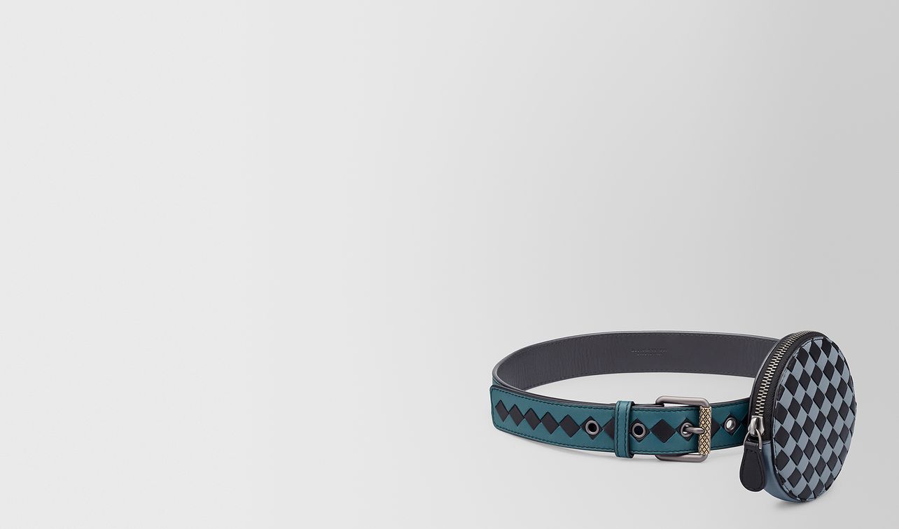belt in intrecciato chequer landing