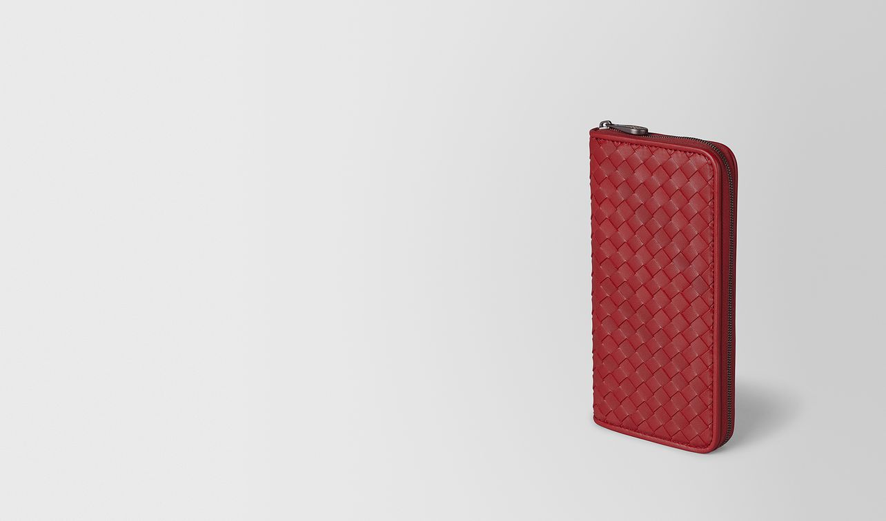 zip around wallet in intrecciato nappa landing