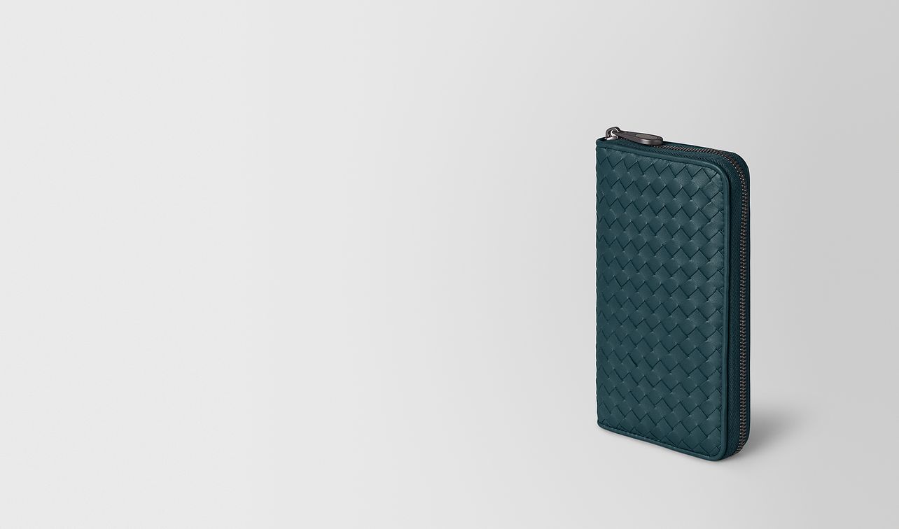 zip around wallet in intrecciato nappa landing