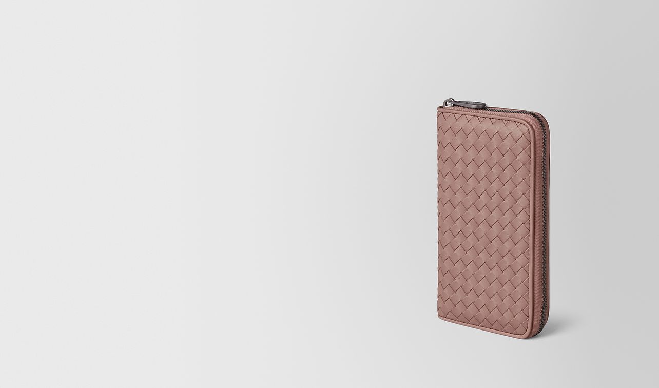zip around wallet in intrecciato nappa landing