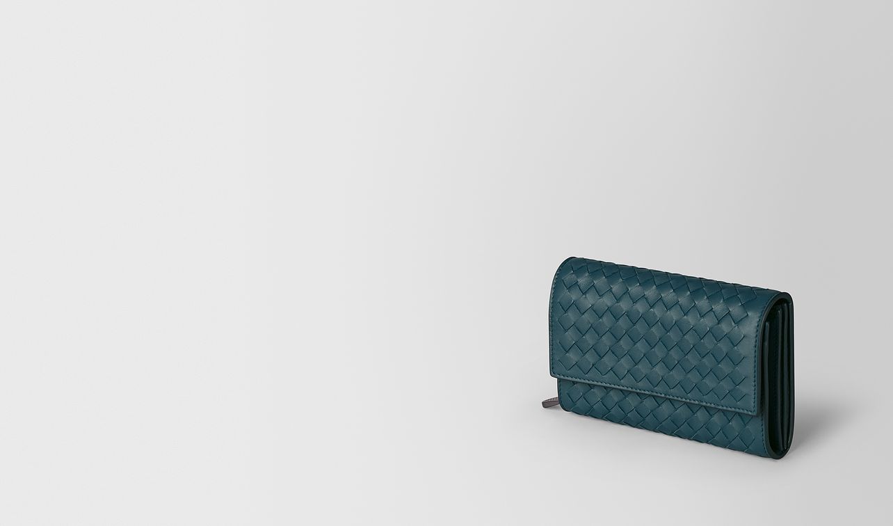 continental wallet in intrecciato nappa landing
