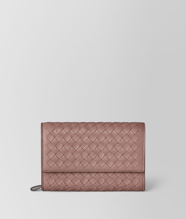 BOTTEGA VENETA CONTINENTAL WALLET IN INTRECCIATO NAPPA Large Wallet Woman fp