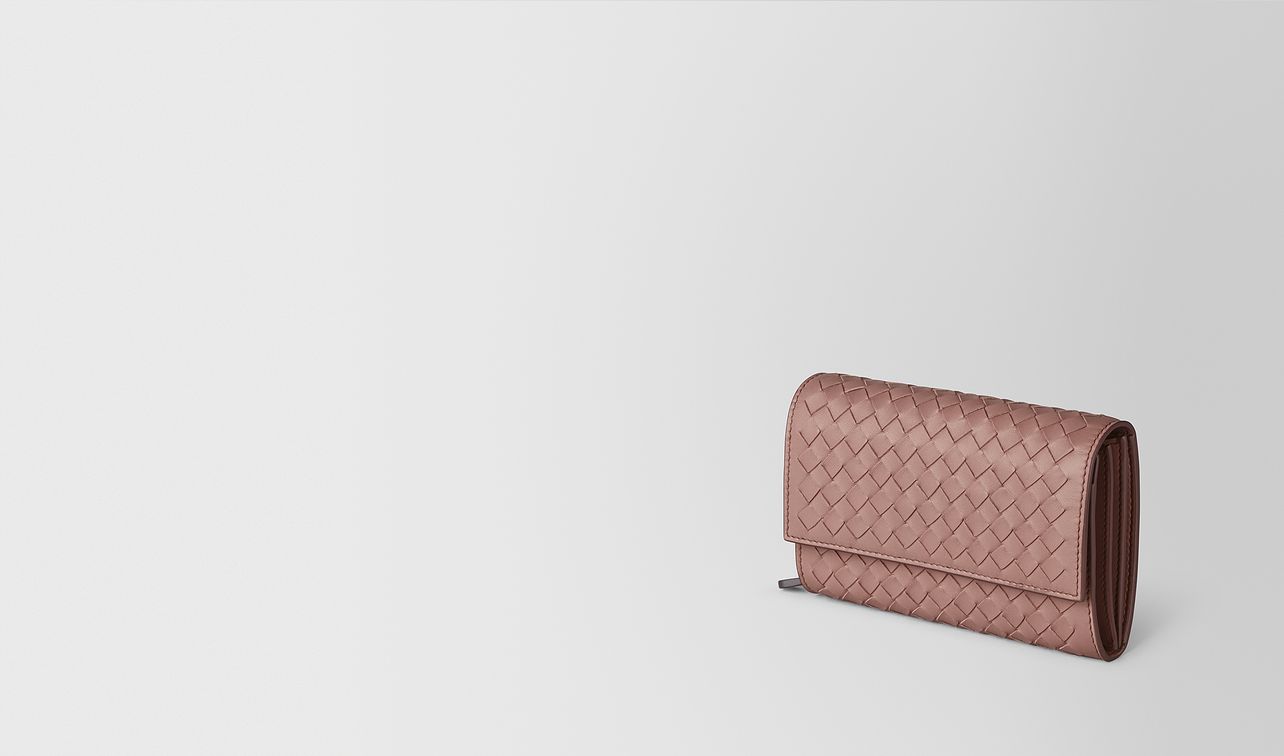 continental wallet in intrecciato nappa landing