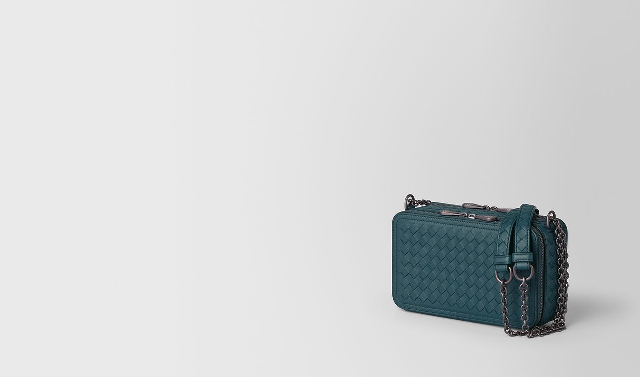 chain wallet in intrecciato nappa landing