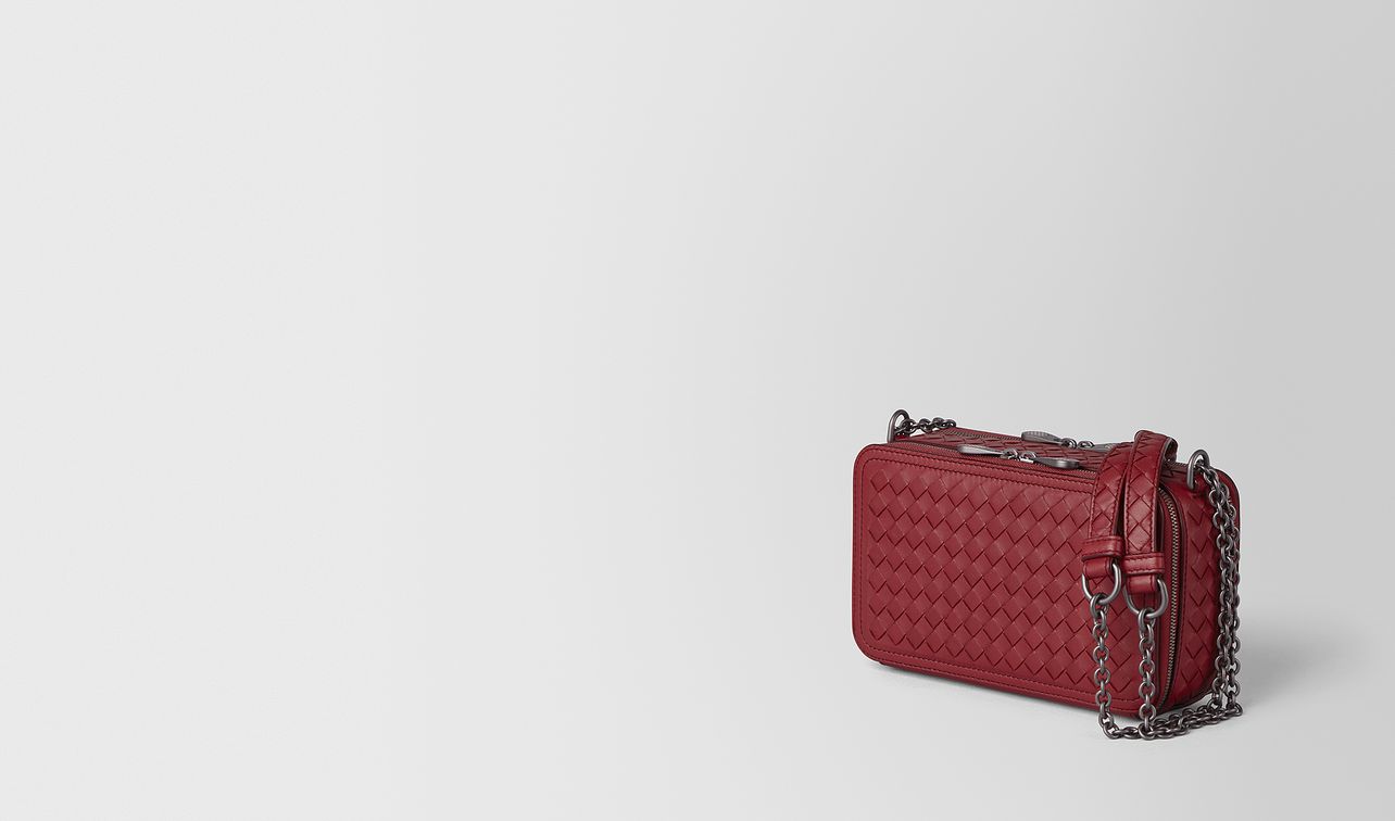 chain wallet in intrecciato nappa landing