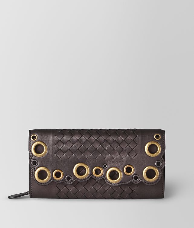 BOTTEGA VENETA CONTINENTAL WALLET IN INTRECCIATO LACE Large Wallet Woman fp