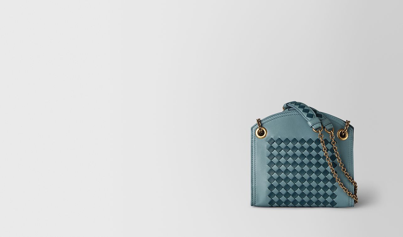 chain wallet in intrecciato chequer landing