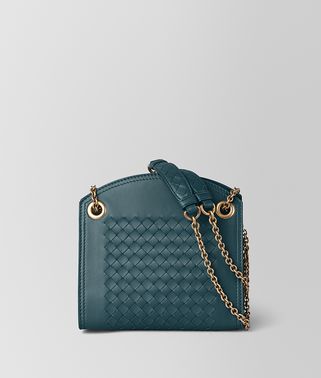 CHAIN WALLET IN INTRECCIATO NAPPA 