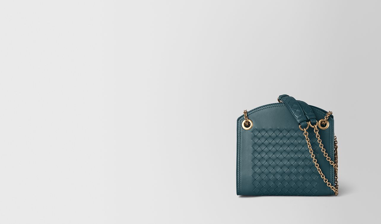 chain wallet in intrecciato nappa landing